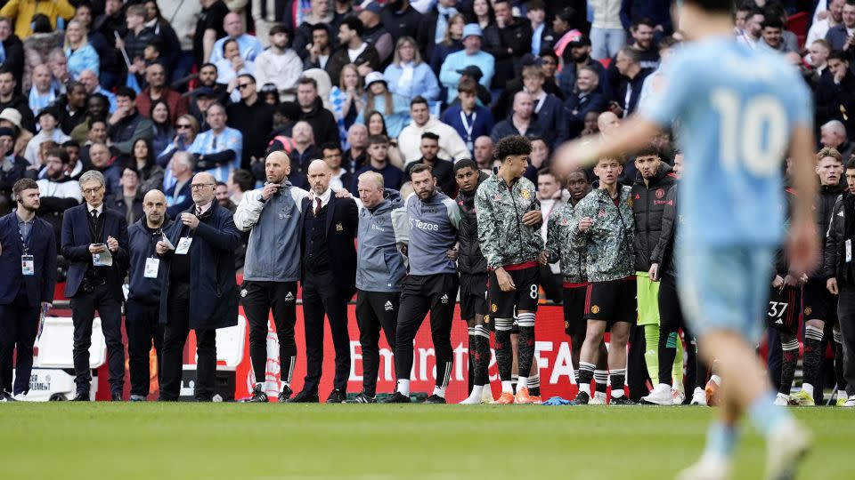 Manchester United manager Erik ten Hag is facing questions over his future at the club. - Nick Potts/PA