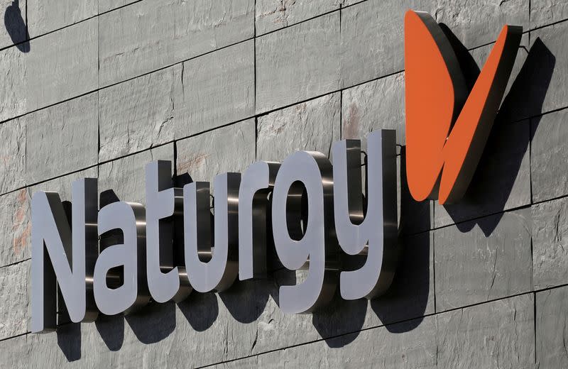 FILE PHOTO: The logo of Spanish energy company Naturgy at its headquarters in Madrid