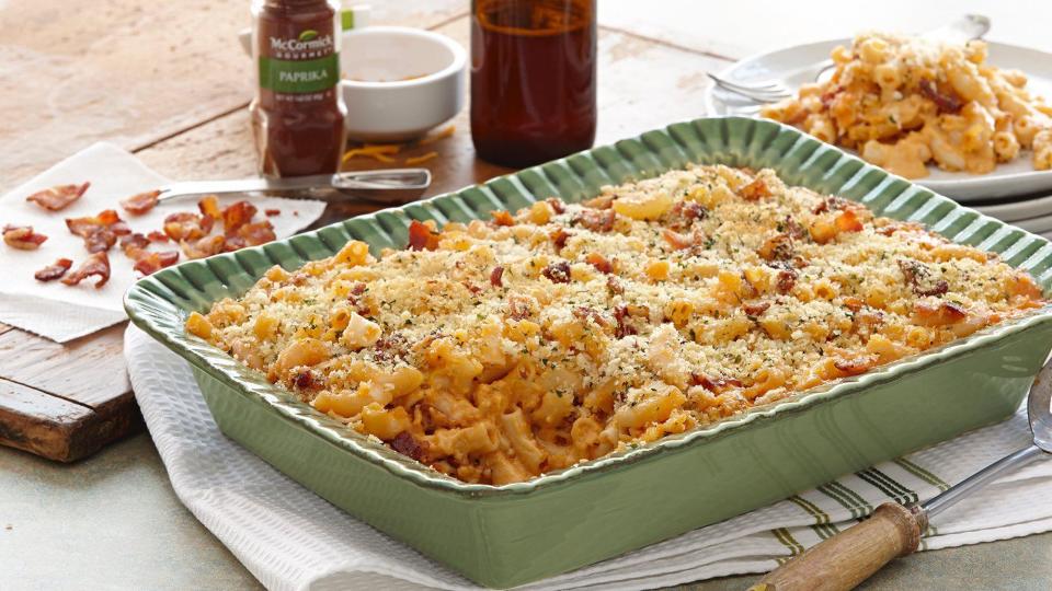 Beer and Bacon Mac and Cheese