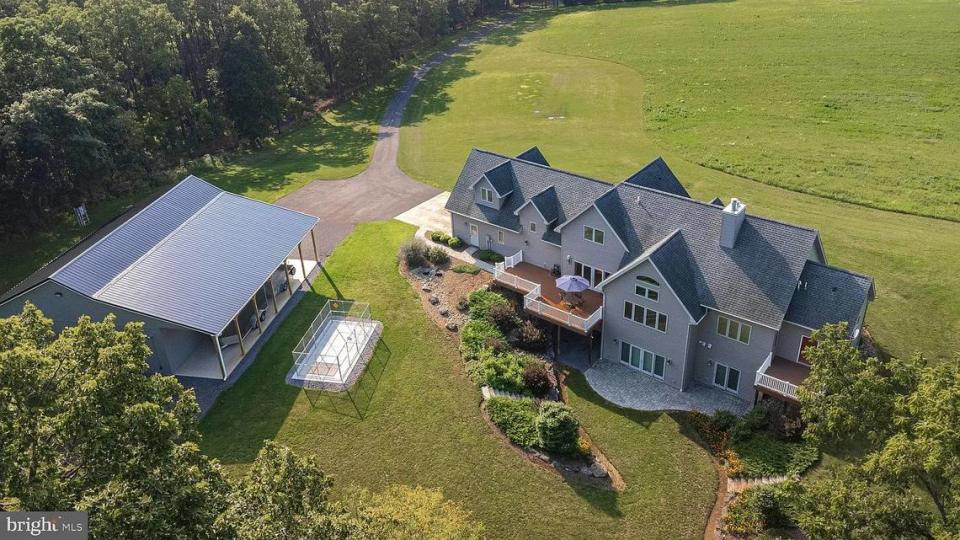 An aerial view of the backyard at 275 Misty Meadows Lane in Bellefonte. Photo shared with permission from home’s listing agent, Joni Teaman Spearly of Kissinger, Bigatel and Brower Realtors. Will Duncan Media/Provided