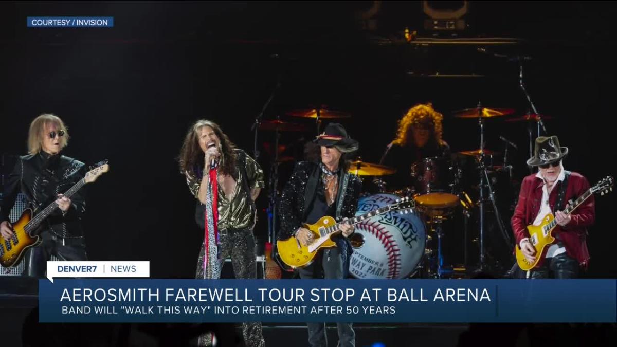 Aerosmith to make stop at Ball Arena as part of farewell tour