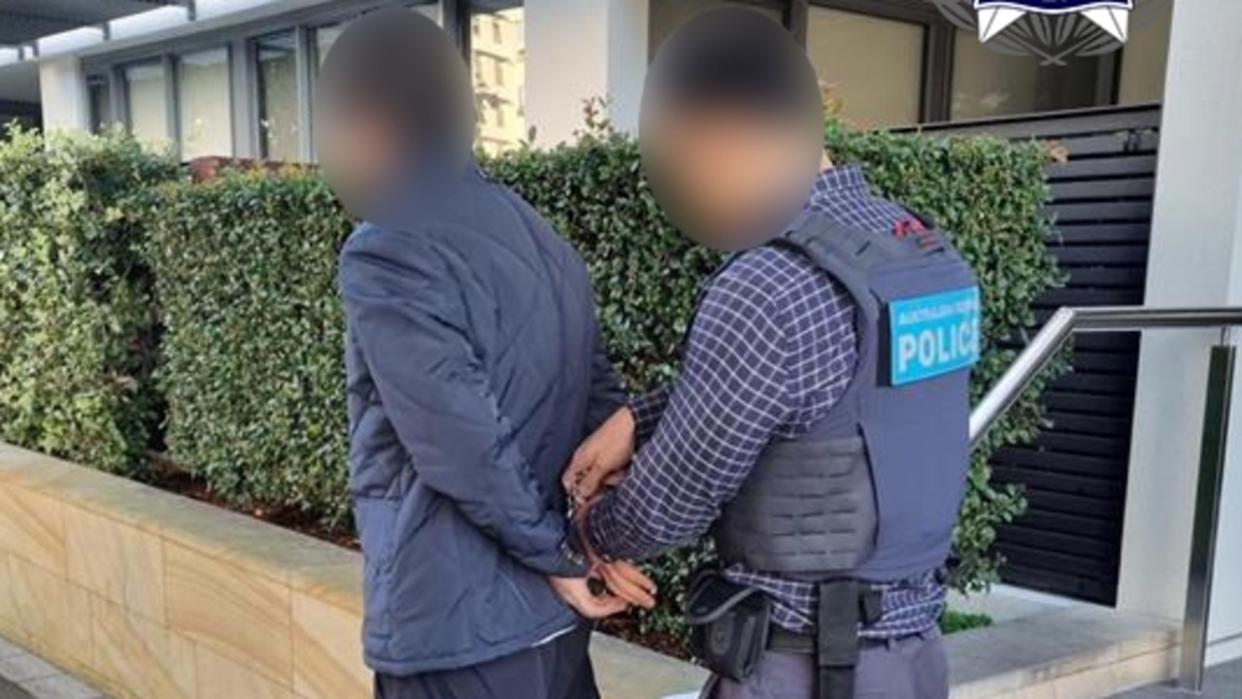 The AFP, NSW Police and Queensland police allege five foreign nationals flew into Australia to install ATM card skimmers and create fake bank cards.Â Picture: Contributed