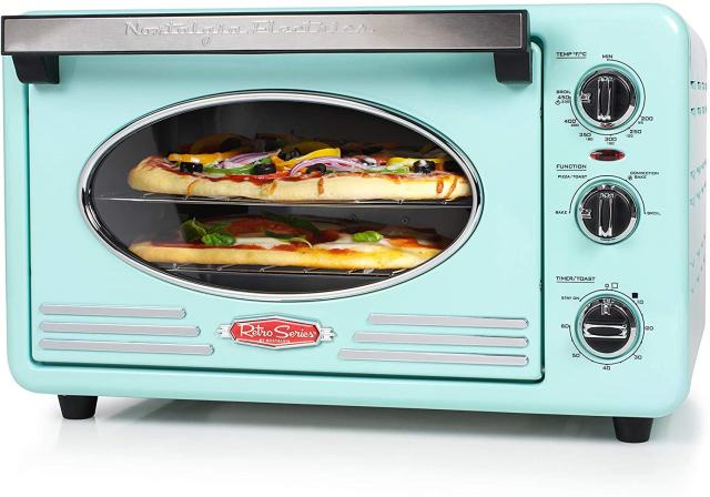 Toaster 4 Slice Long Slot, SACVON Stainless Steel Retro Toasters