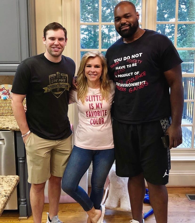 Sean Touhy Jr., Leigh Anne Touhy, Michael Oher
