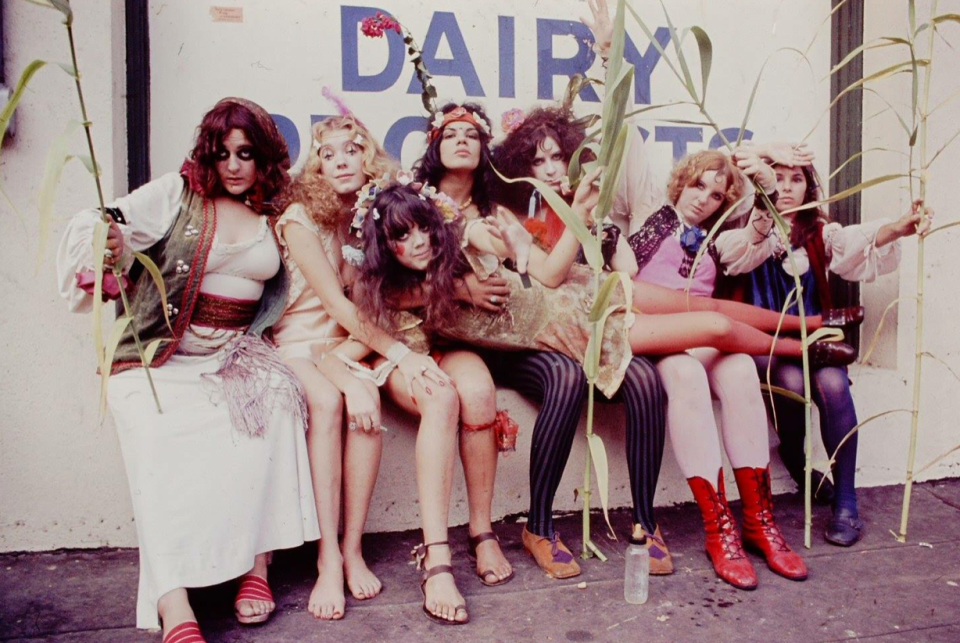 The GTOs with Miss Pamela second from left: Courtesy of Pamela Des Barres/Omnibus Press