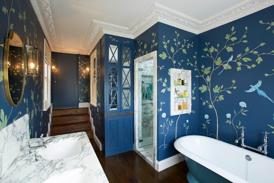 Naomi Astley Clarke likes to incorporate hand-painted walls into her designs (Judita Kunis)