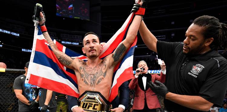 Max Holloway UFC 240 victory