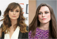 <p>La Keira Knightley de 23 años tampoco se diferencia mucho de la de 33. La imagen de la izquierda es de la<em> premiere</em> de ‘The Edge of Love’ (2008). (Foto: Gtres). </p>