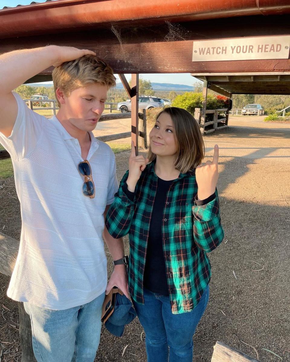 Bindi and Robert Irwin