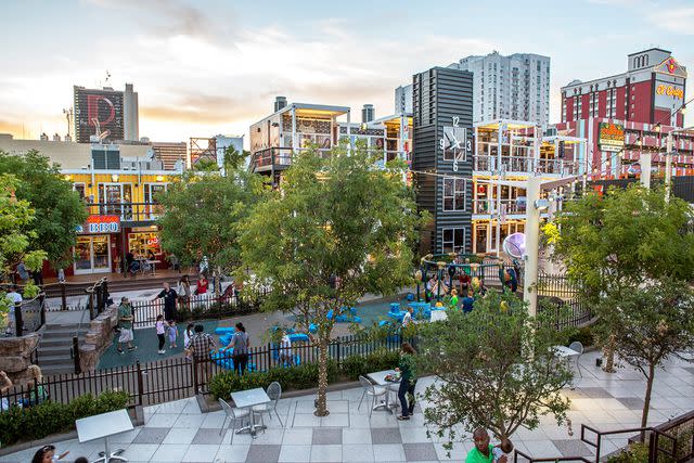 <p>Downtown Container Park</p> Downtown Container Park in Las Vegas.