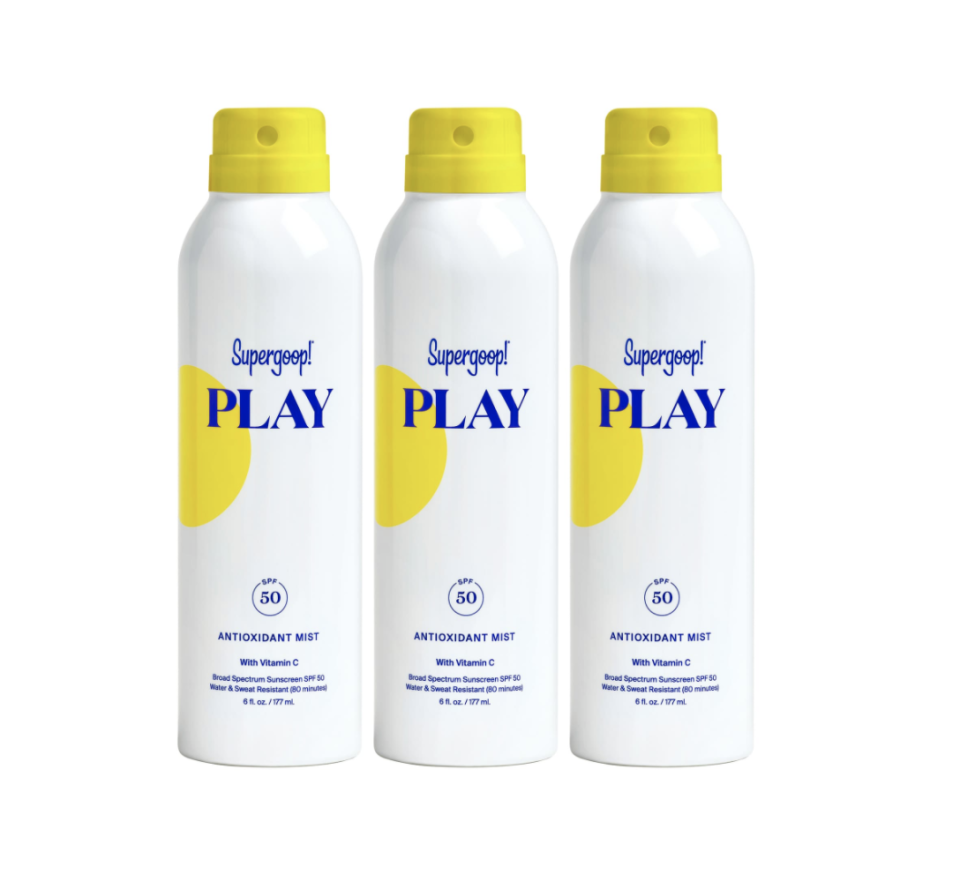 14) Play Antioxidant Body Mist SPF 50 Sunscreen