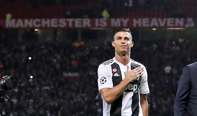 Cristiano Ronaldo and his Juventus team-mates will take on Serie A rivals Inter Milan behind closed doors this weekend.