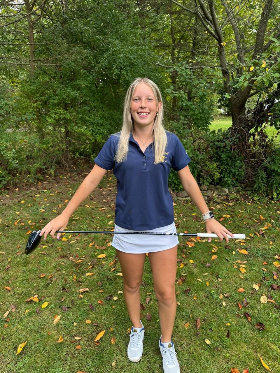 Destiny Jodoin, a junior at Victor, shot the lowest scores in two of her golf team's three matches. She is a two-time Democrat and Chronicle All-Greater Rochester team member.