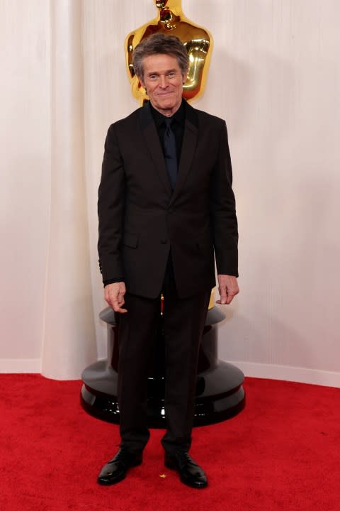 HOLLYWOOD, CALIFORNIA – MARCH 10: Willem Dafoe attends the 96th Annual Academy Awards on March 10, 2024 in Hollywood, California. (Photo by Aliah Anderson/Getty Images)