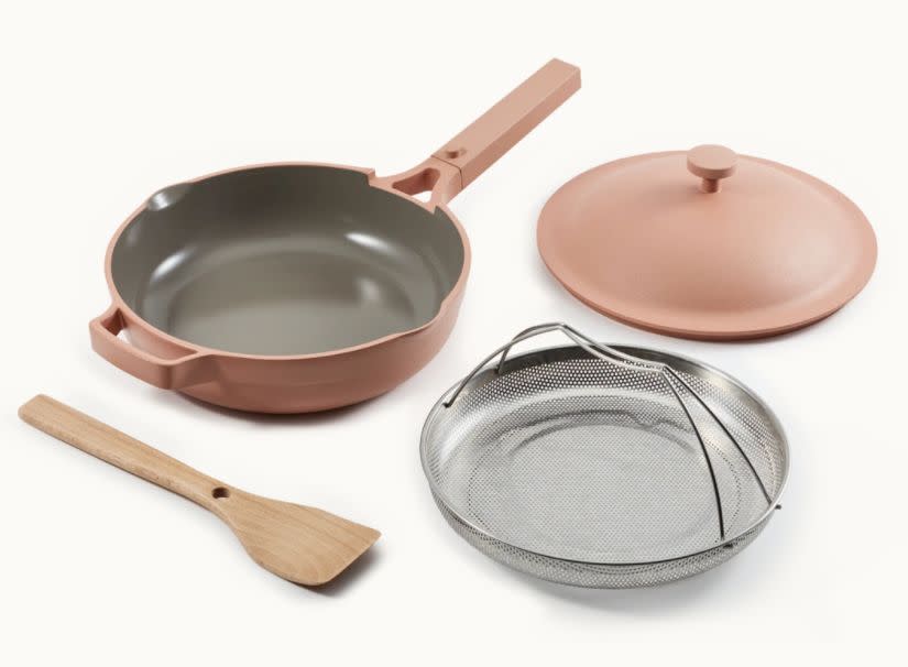 Get the <a href="https://fave.co/31sSYL8" target="_blank" rel="noopener noreferrer">Always Pan on sale for $115</a> (normally $145) at Our Place. It's the internet's favorite multi-purpose cookware for the person who's trying to declutter their cabinets.