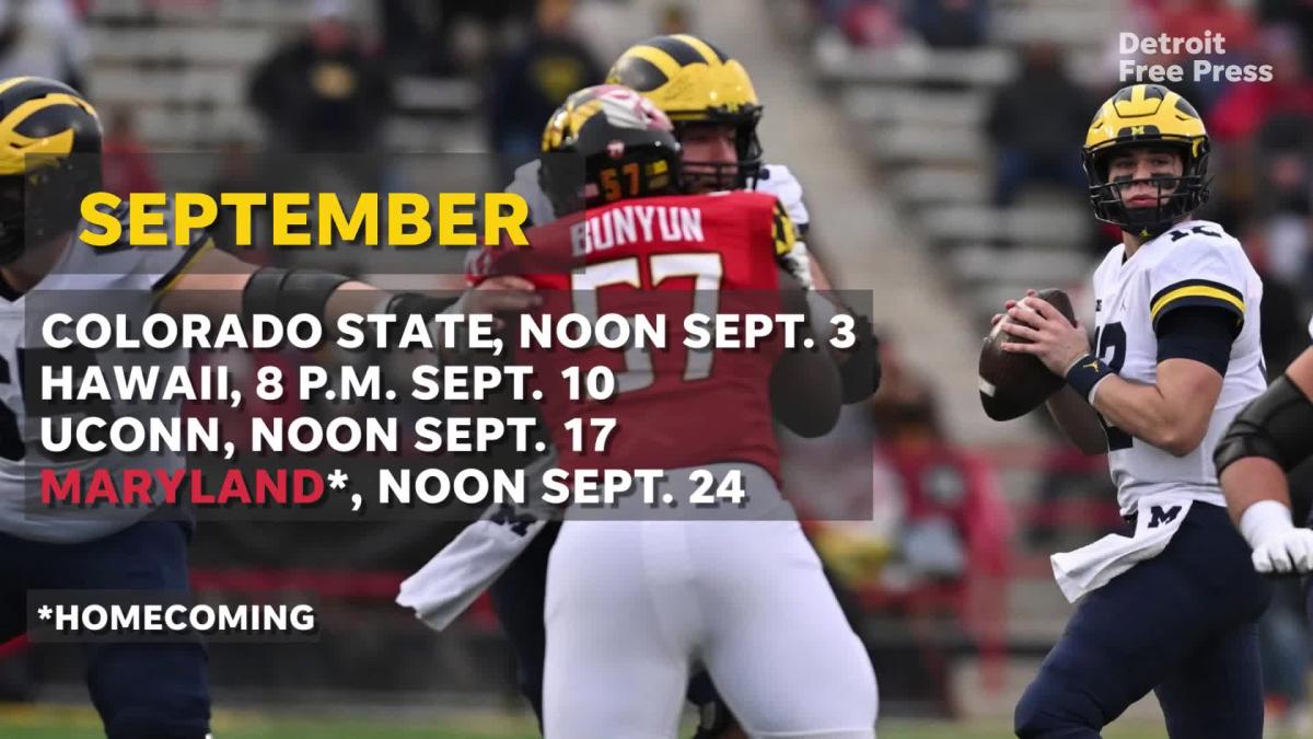 Michigan football schedule 2022 Each game on the Wolverines slate