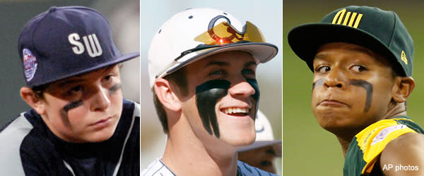 Eye Black Styles, Sports Eye Black Styles