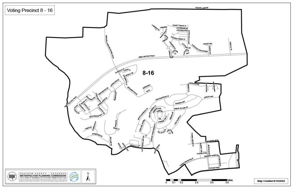 The voting precinct 8-16.