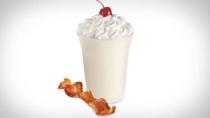 Jack in the Box jumped on the popular bacon trend with this bacon milkshake.