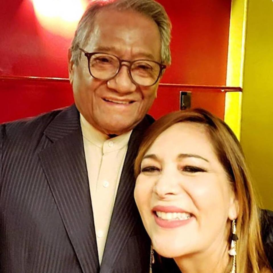 Zaavedra junto a Armando Manzanero