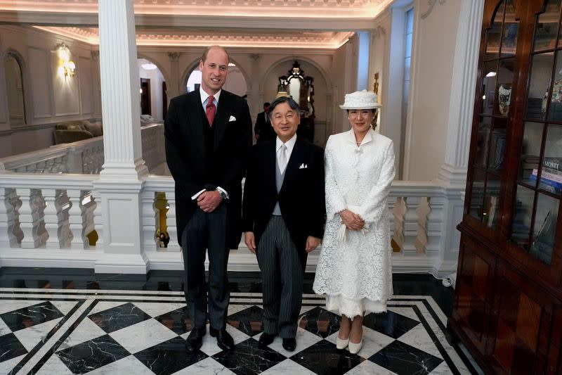 Japanese Emperor Naruhito and Empress Masako visit Britain