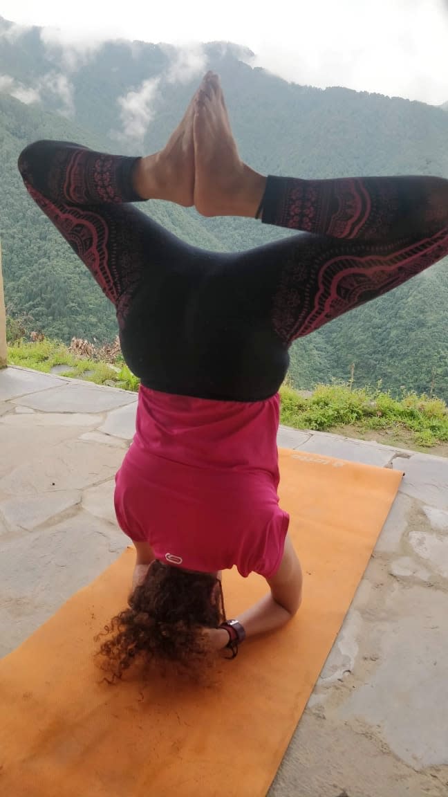 Yoga is not a performance. It is your journey. The more you involve yourself, the more devotion you have for your practice the more your body will follow.<br><em>(Please do not try these poses at home without the help of a certified instructor.)</em>