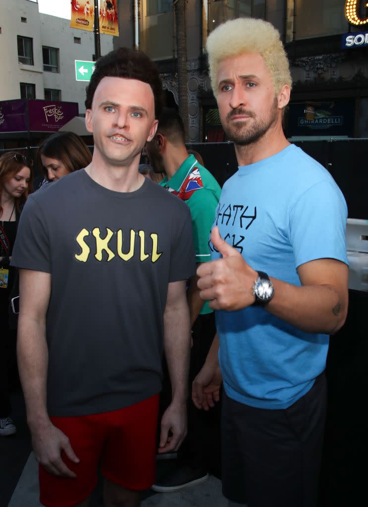 Mikey Day and Ryan Gosling at ‘The Fall Guy’ Premiere in Los Angeles, California, on April 30, 2024 Matt Baron/BEI/Shutterstock