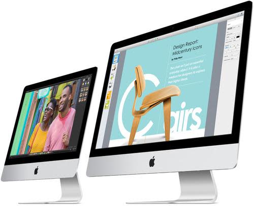 iMac displays