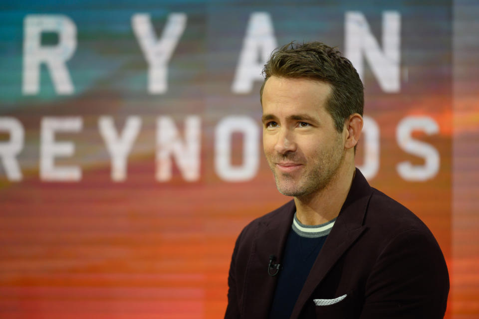 TODAY -- Pictured: Ryan Reynolds on Thursday, December 12, 2019 -- (Photo by: Nathan Congleton/NBC/NBCU Photo Bank via Getty Images)