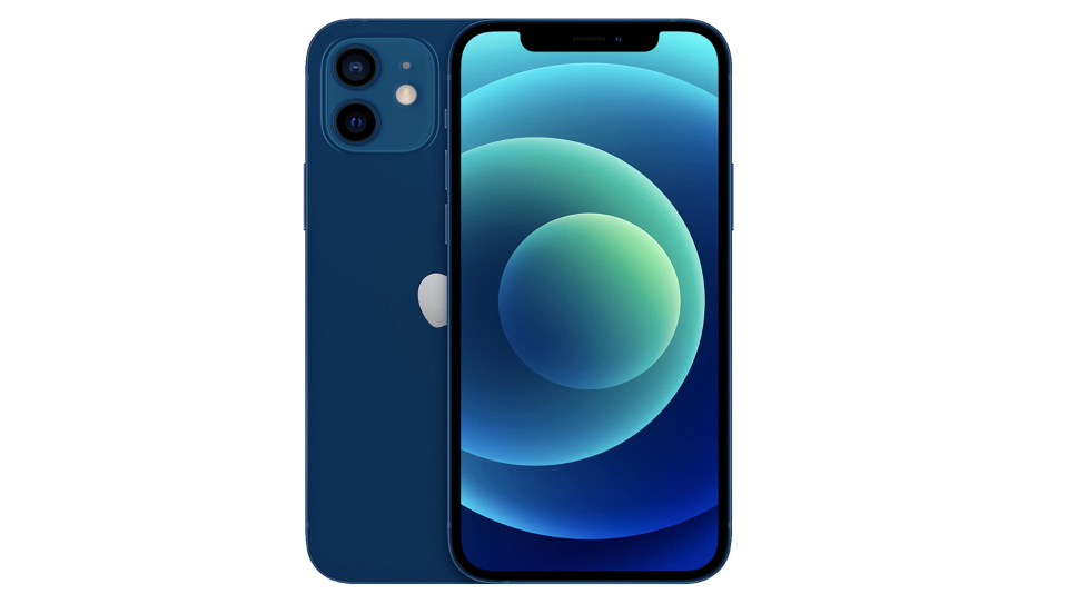 iPhone 12 en color azul - Imagen: Amazon México