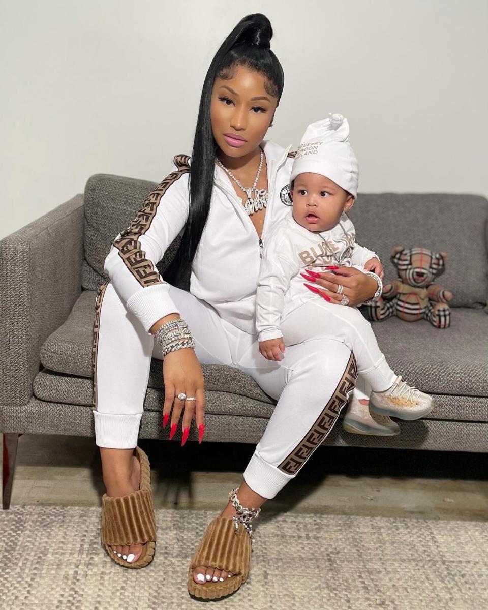 Nicki Minaj and her son