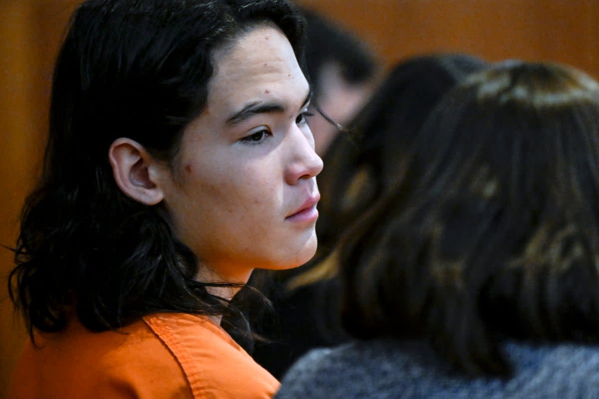 Zachary Kwak pictured in court in May 2023  (Copyright - 2023 The Denver Post, MediaNews Group.)