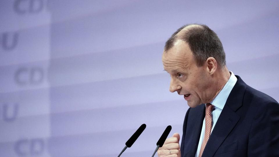 Kompensation für die Abstimmungsniederlage? Konservative in der CDU wollen Friedrich Merz als Kanzlerkandidaten sehen.