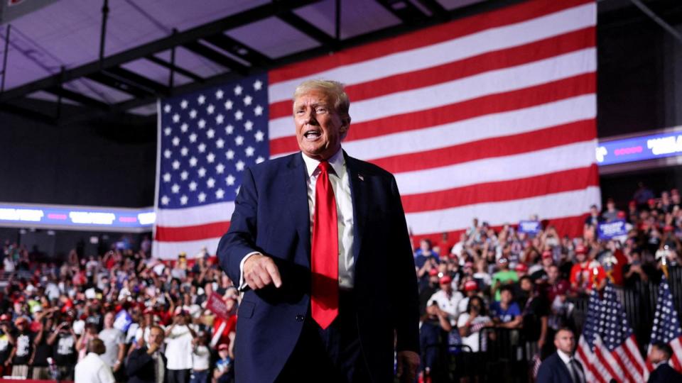 PHOTO: Former President Donald Trump attends a campaign event in Philadelphia, June 22, 2024.  (Tom Brenner/Reuters)