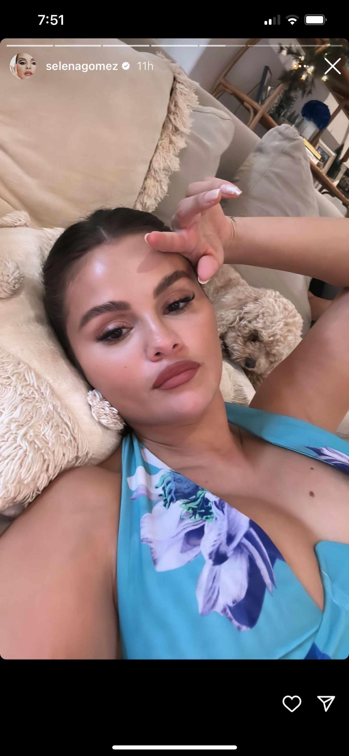 selena gomez nip slip instagram