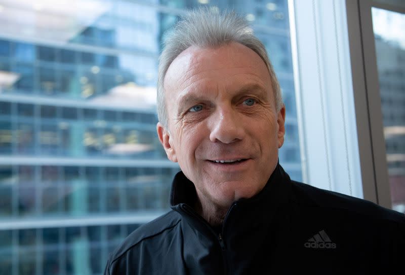 FILE PHOTO: Former Superbowl champion quarterback Joe Montana poses in Toronto