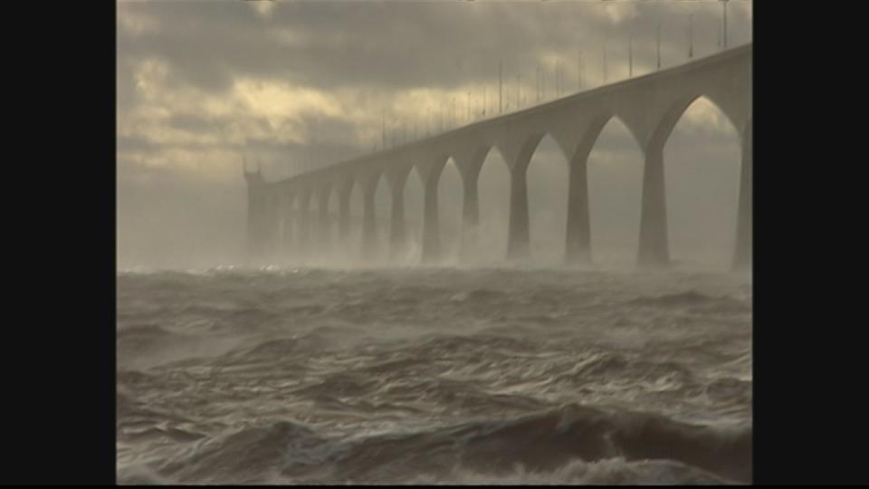 Engineers say the Confederation Bridge has weathered storms like this one extremely well.  