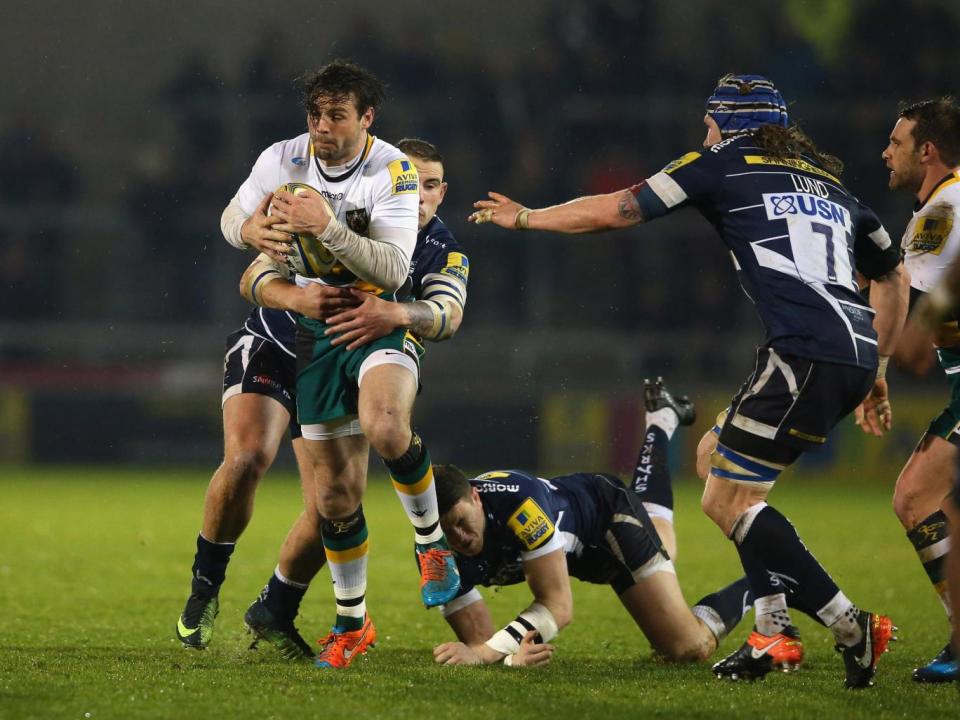 Ben Foden tried to break through the Sale defence (Getty)