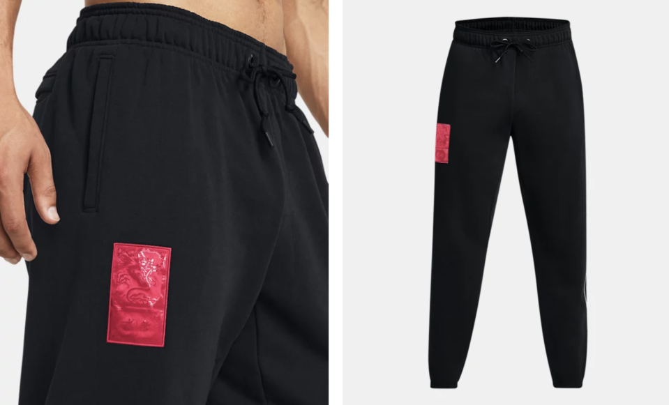 Men's Curry x Bruce Lee Lunar New Year Elements Joggers. PHOTO: Under Armour