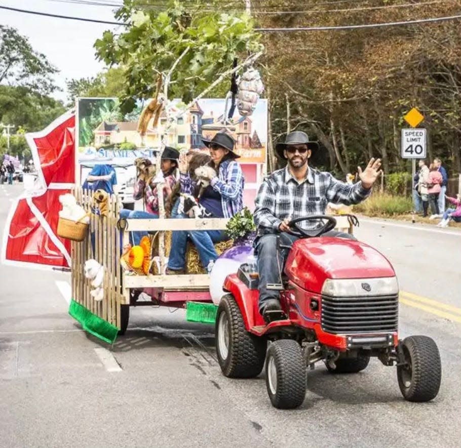 A parade down Route 6 is a centerpiece of the Sunday activities for Windmill Weekend in Eastham.