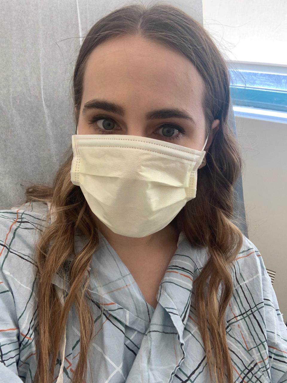 Aria Bendix in hospital