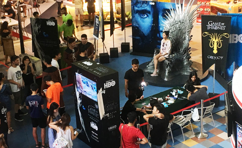 Game of Thrones event at Cineleisure