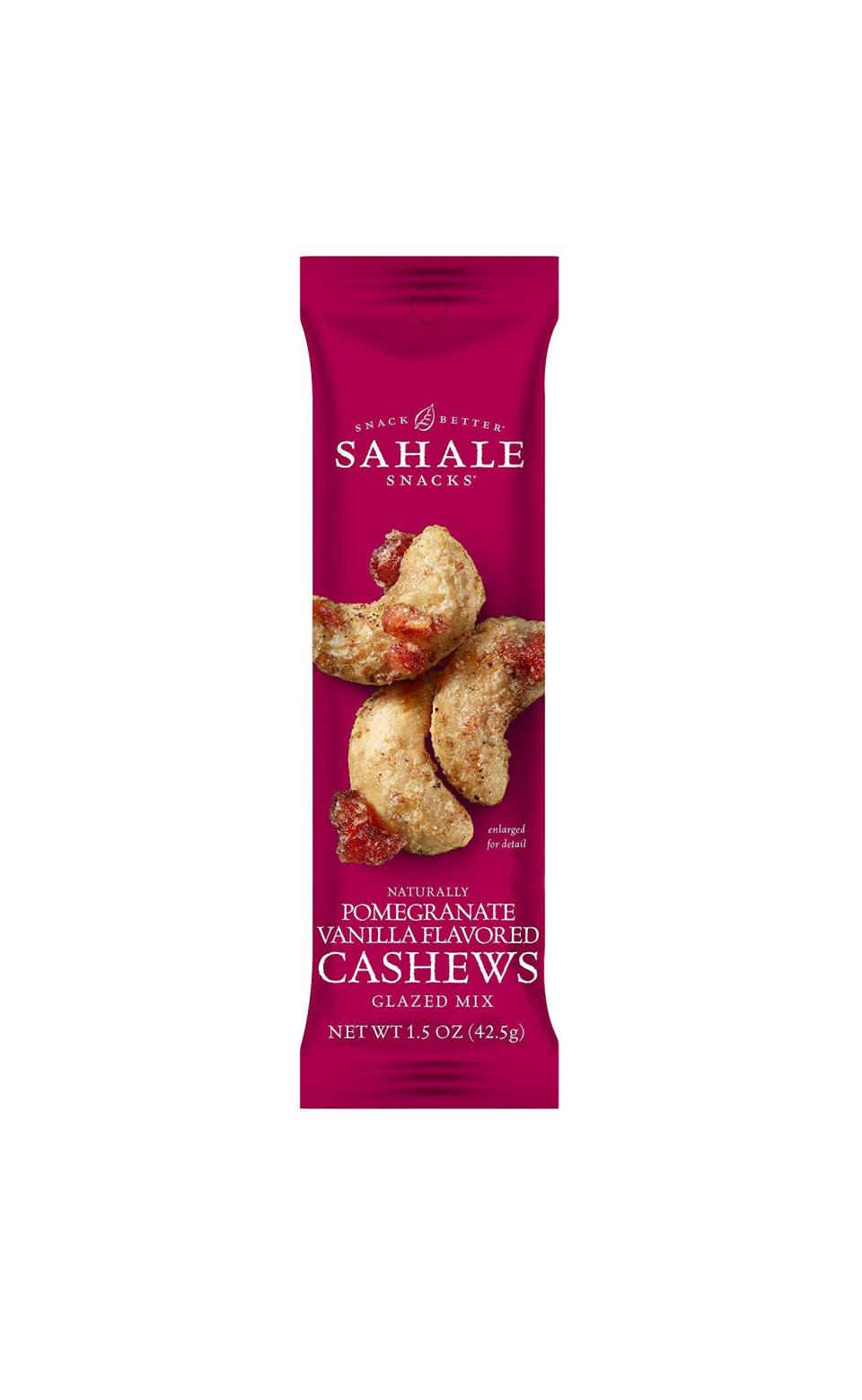 Cashews with Pomegranate and Vanilla