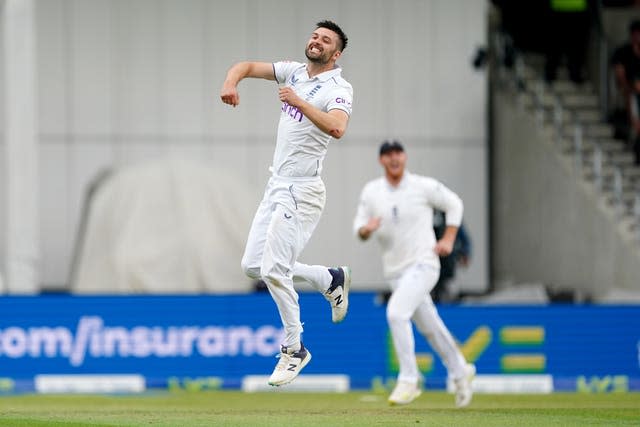 Mark Wood won the man of the match award (Mike Egerton/PA)