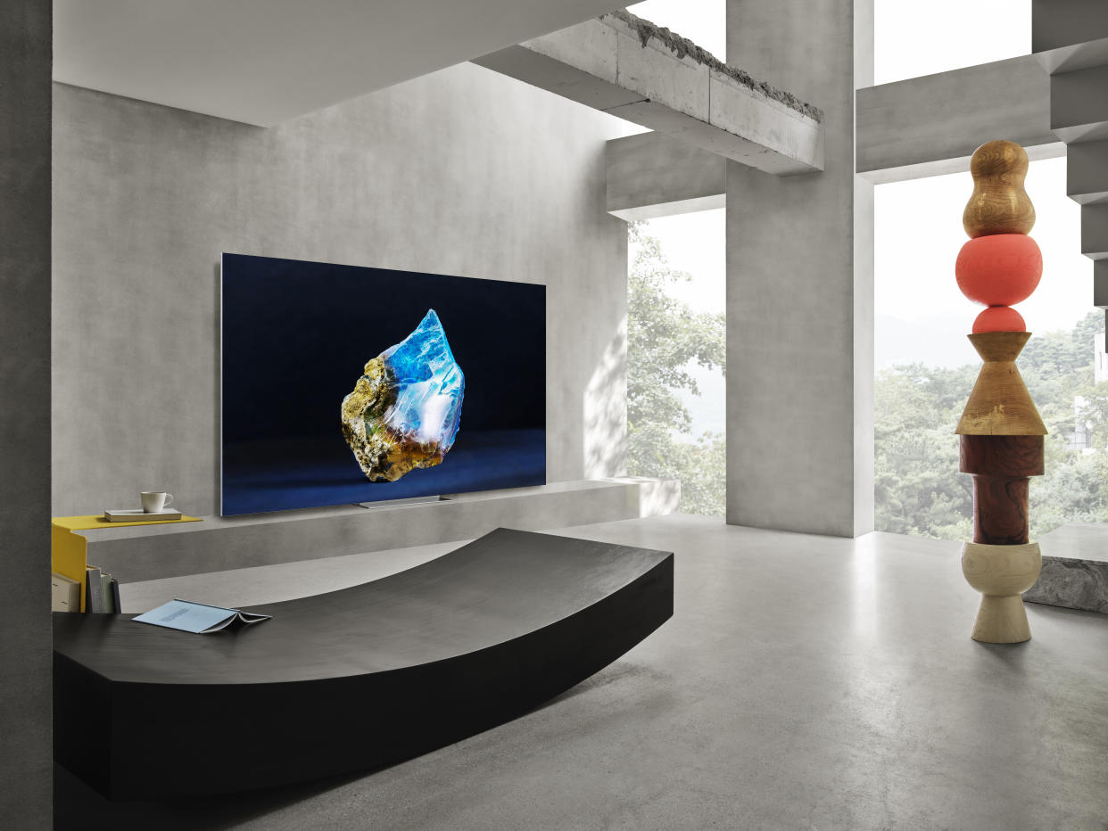 Samsung is bringing down the size, and hopefully price, of its excellent Micro LED TVs. (Image: Samsung)
