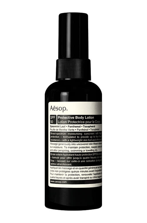 9. Aesop’s Protective Body Lotion SPF50