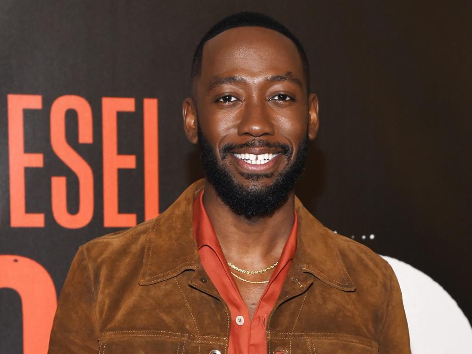 Lamorne Morris attends the photocall of Sony Pictures' "Bloodshot" on March 6, 2020.