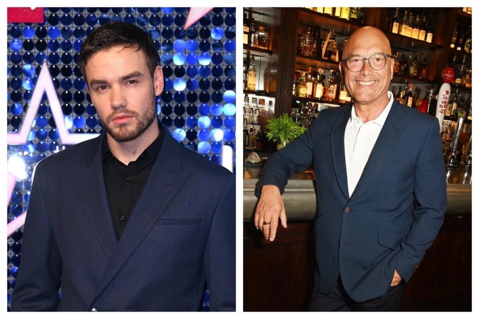 Liam Payne and Gregg Wallace (Scott Garfitt/PA Wire / Dave Benett)