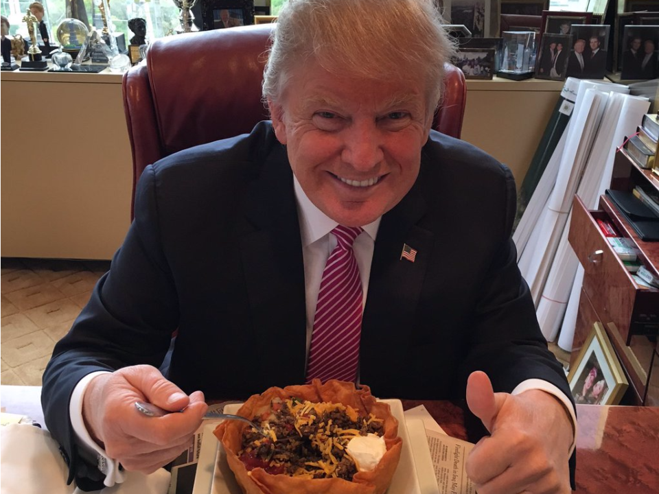 Trump taco bowl