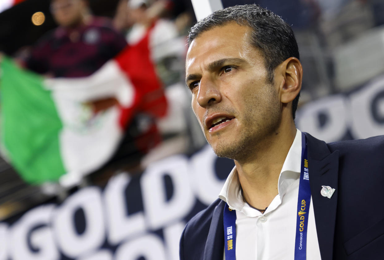 Jaime Lozano previo al partido de México vs. Costa Rica en la Copa Oro 2023. (Ron Jenkins/Getty Images)